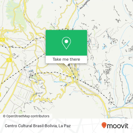 Centro Cultural Brasil-Bolivia map