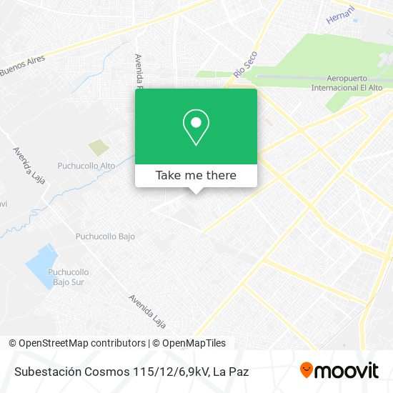 Mapa de Subestación Cosmos 115 / 12 / 6,9kV