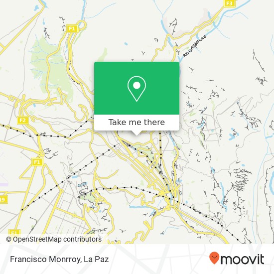 Francisco Monrroy map