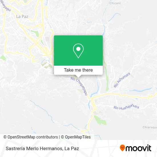 Sastrería Merlo Hermanos map