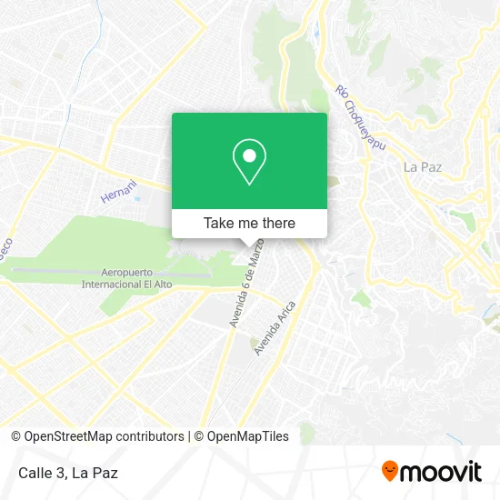Calle 3 map