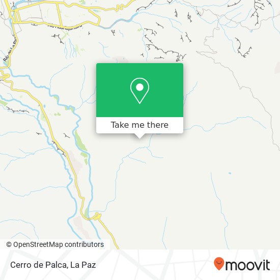 Cerro de Palca map