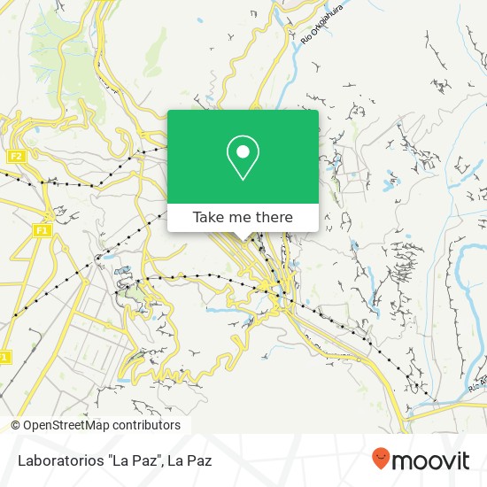 Laboratorios "La Paz" map