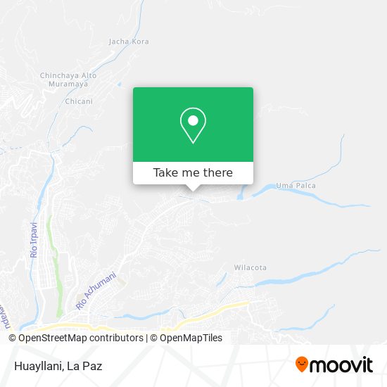 How to get to Huayllani in La Paz by Bus or Gondola?