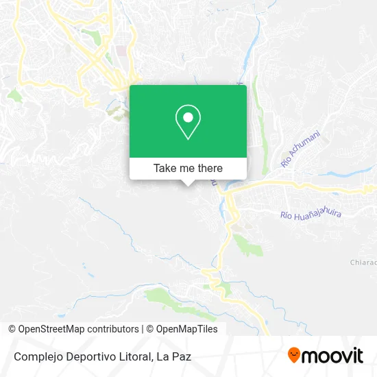 Complejo Deportivo Litoral map