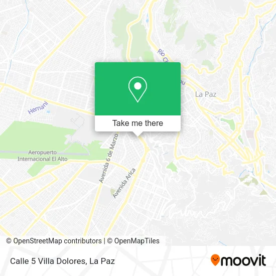 Calle 5 Villa Dolores map