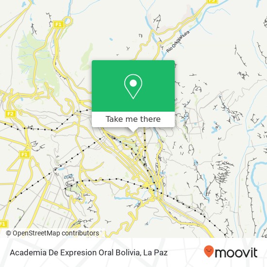 Academia De Expresion Oral Bolivia map