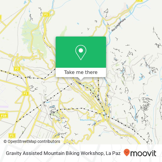 Gravity Assisted Mountain Biking Workshop map