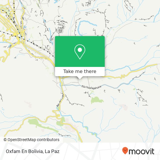 Oxfam En Bolivia map