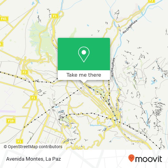 Avenida Montes map