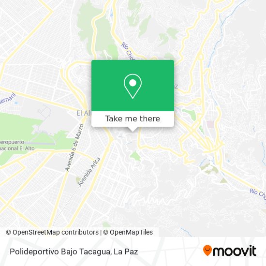 Polideportivo Bajo Tacagua map