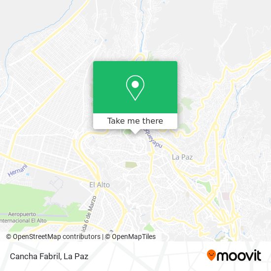 Cancha Fabril map