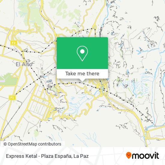 Express Ketal - Plaza España map