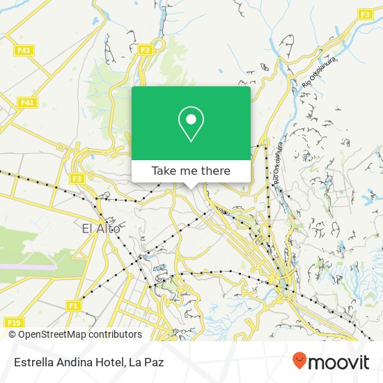 Estrella Andina Hotel map
