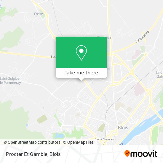 Procter Et Gamble map