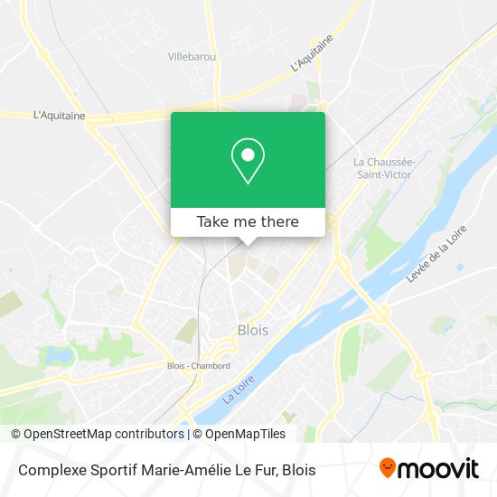 Mapa Complexe Sportif Marie-Amélie Le Fur