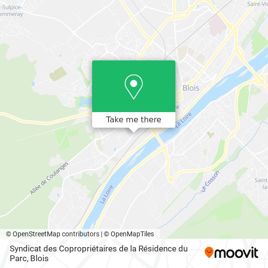 Syndicat des Copropriétaires de la Résidence du Parc map