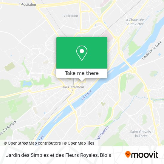 Jardin des Simples et des Fleurs Royales map
