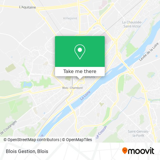 Blois Gestion map