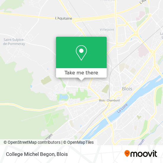 College Michel Begon map