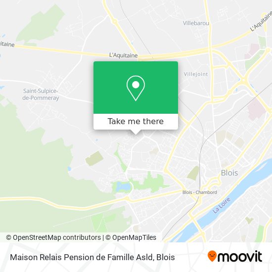 Mapa Maison Relais Pension de Famille Asld