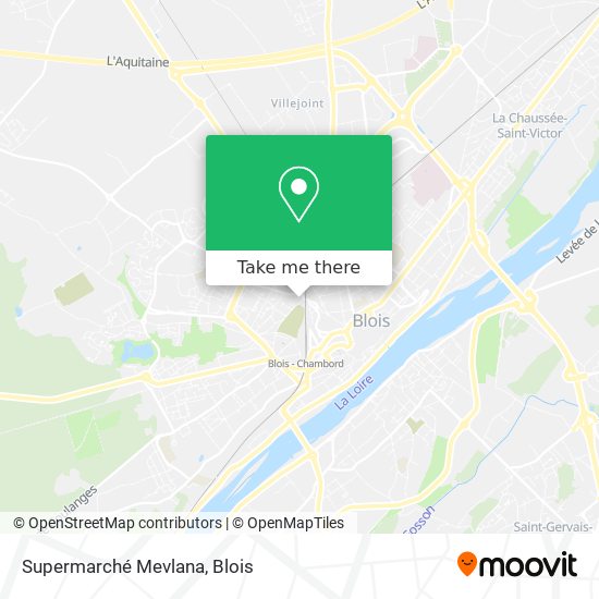 Supermarché Mevlana map