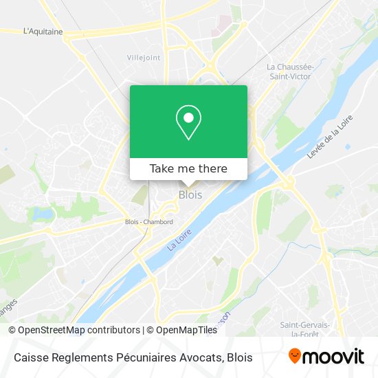 Caisse Reglements Pécuniaires Avocats map