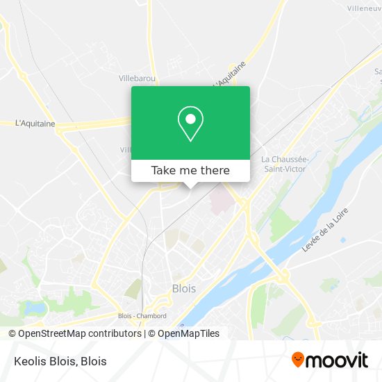 Mapa Keolis Blois