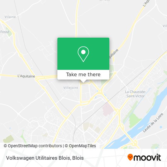 Mapa Volkswagen Utilitaires Blois