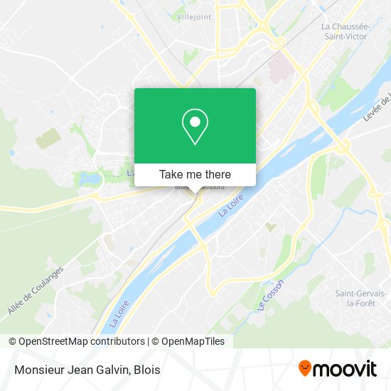 Mapa Monsieur Jean Galvin