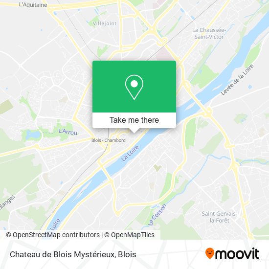 Mapa Chateau de Blois Mystérieux