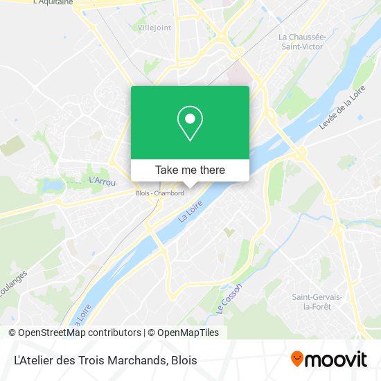 L'Atelier des Trois Marchands map