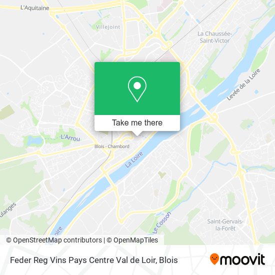 Mapa Feder Reg Vins Pays Centre Val de Loir