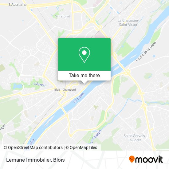 Lemarie Immobilier map