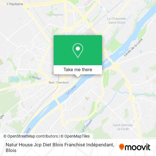 Natur House Jcp Diet Blois Franchisé Indépendant map