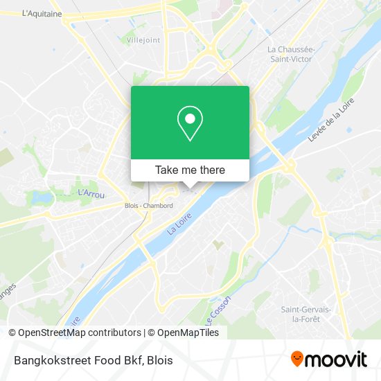 Bangkokstreet Food Bkf map