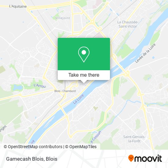 Gamecash Blois map