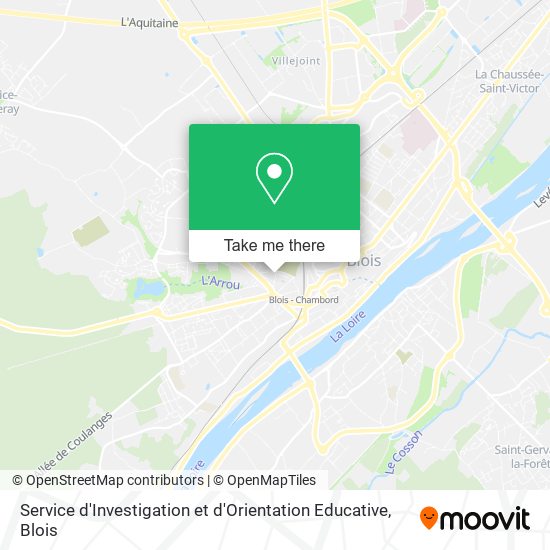 Mapa Service d'Investigation et d'Orientation Educative