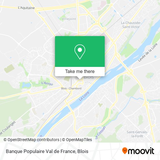 Banque Populaire Val de France map