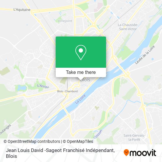 Mapa Jean Louis David -Sageot Franchisé Indépendant