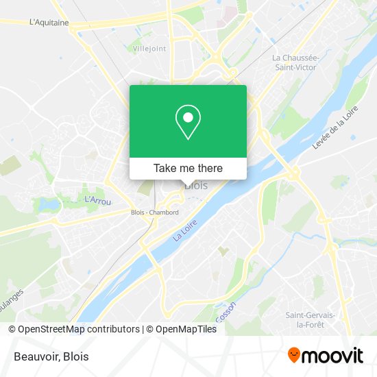 Beauvoir map