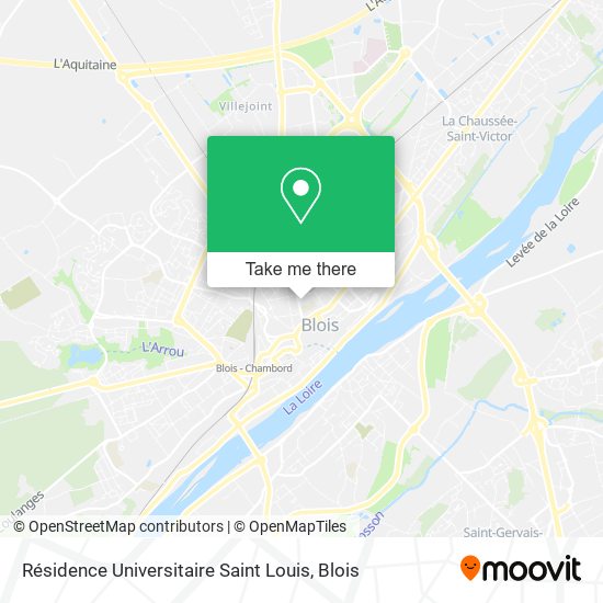 Résidence Universitaire Saint Louis map