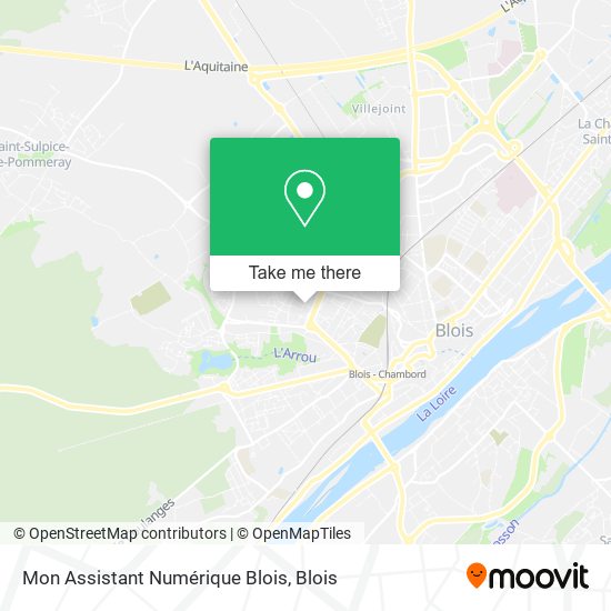 Mapa Mon Assistant Numérique Blois