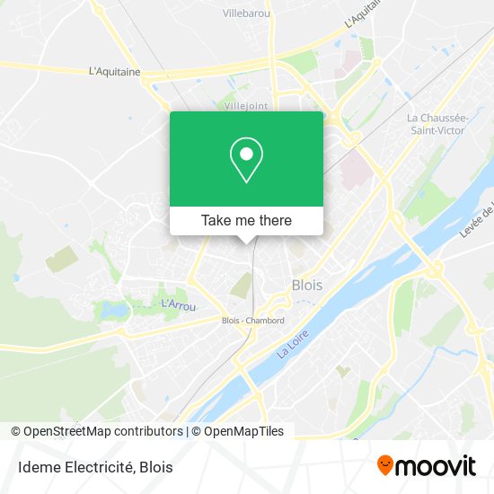 Ideme Electricité map