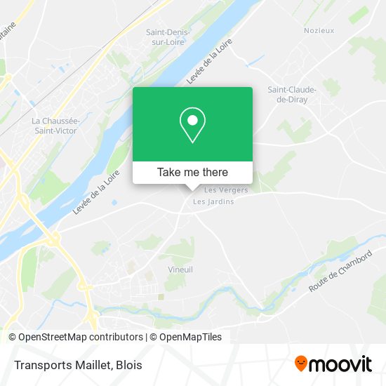 Transports Maillet map