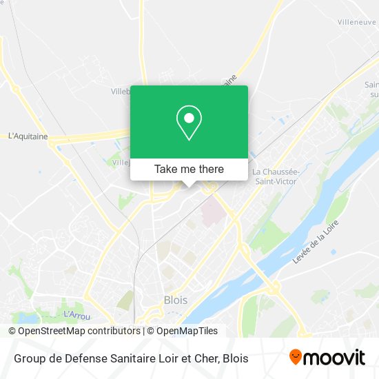 Group de Defense Sanitaire Loir et Cher map