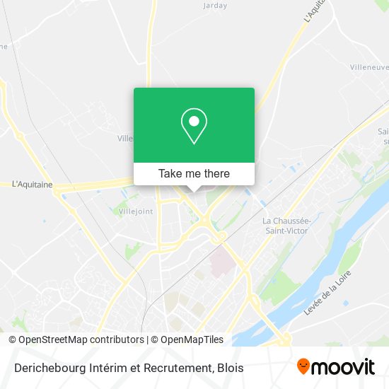 Mapa Derichebourg Intérim et Recrutement