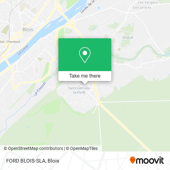 Mapa FORD BLOIS-SLA