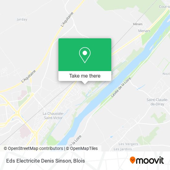 Eds Electricite Denis Sinson map