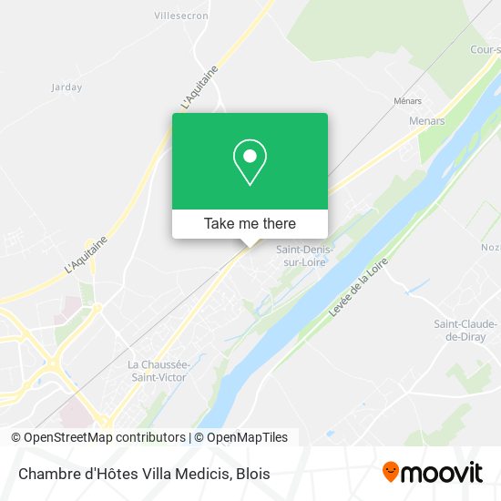 Chambre d'Hôtes Villa Medicis map